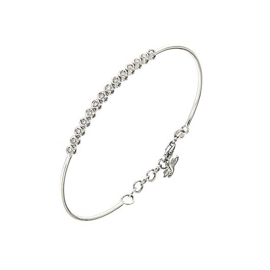 Picture of Pulsera de oro blanco 18kt y diamantes 0,25 quilates