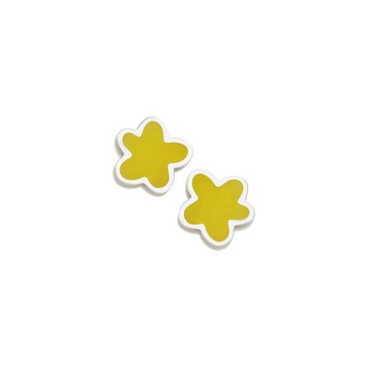 Picture of Pendientes flor limón 