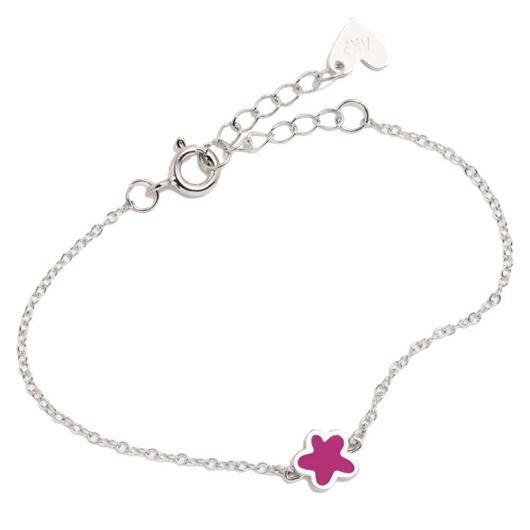 Foto de Pulsera flor fucsia