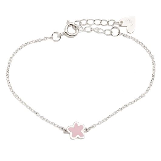 Foto de Pulsera flor rosa