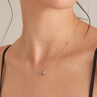 Foto de Gargantilla Glam interlock en plata