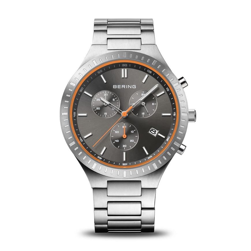 Foto de Reloj Titan Chrono con bisel naranja 43mm
