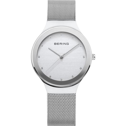 Foto de Reloj Bering clásico bisel plateado 34mm