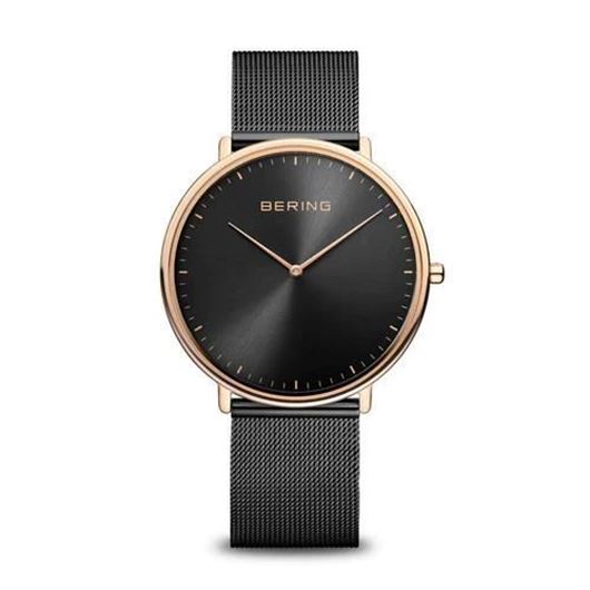 Foto de Reloj ultra slim negro caja rose 39mm