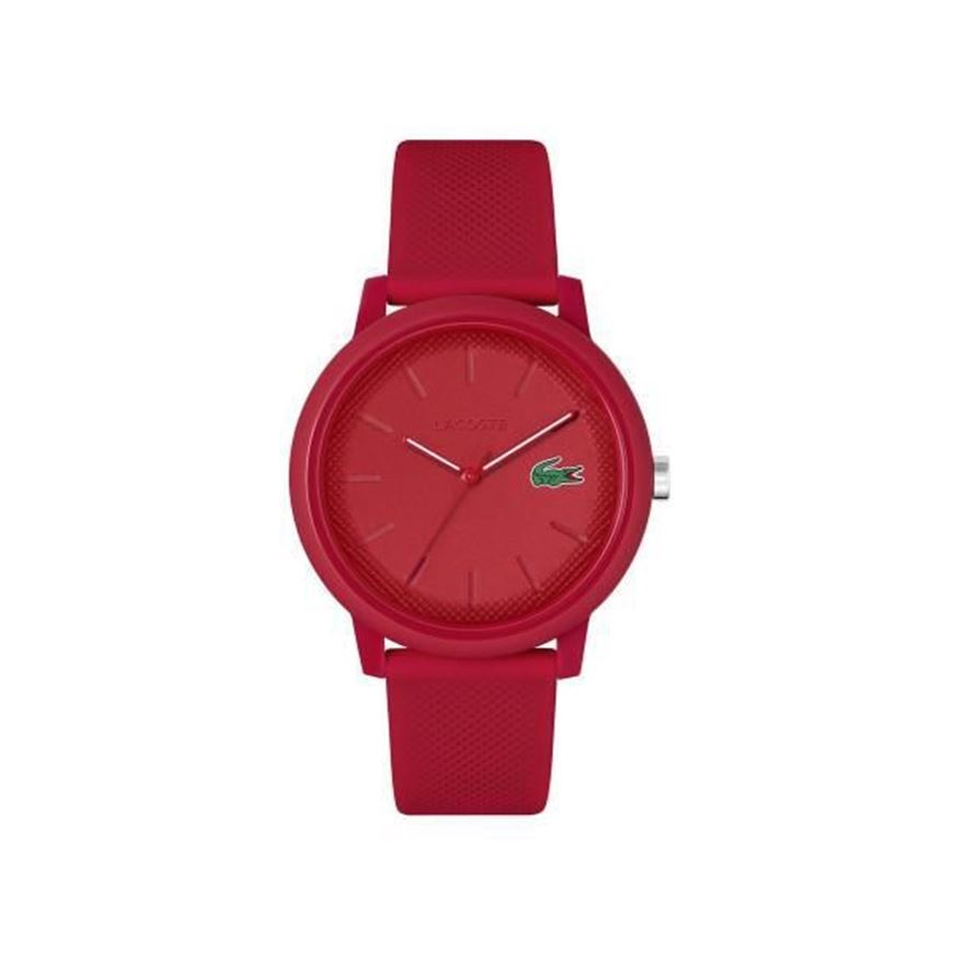 Foto de Reloj 12.12 correa silicona roja 42mm