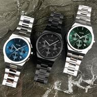 Foto de Reloj de hombre Vigoureux Chrono acero y azul