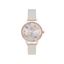 Foto de Reloj midi floral abstracto en rosa perla y oro rosa