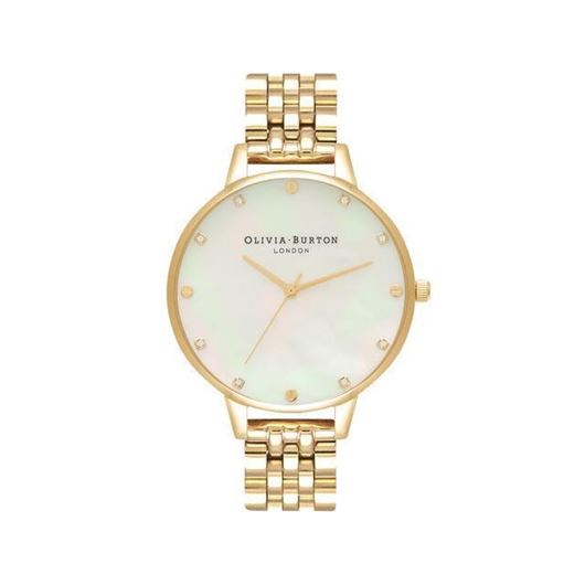Picture of Reloj Olivia Burton esfera de nácar y brazalete de acero con baño dorado