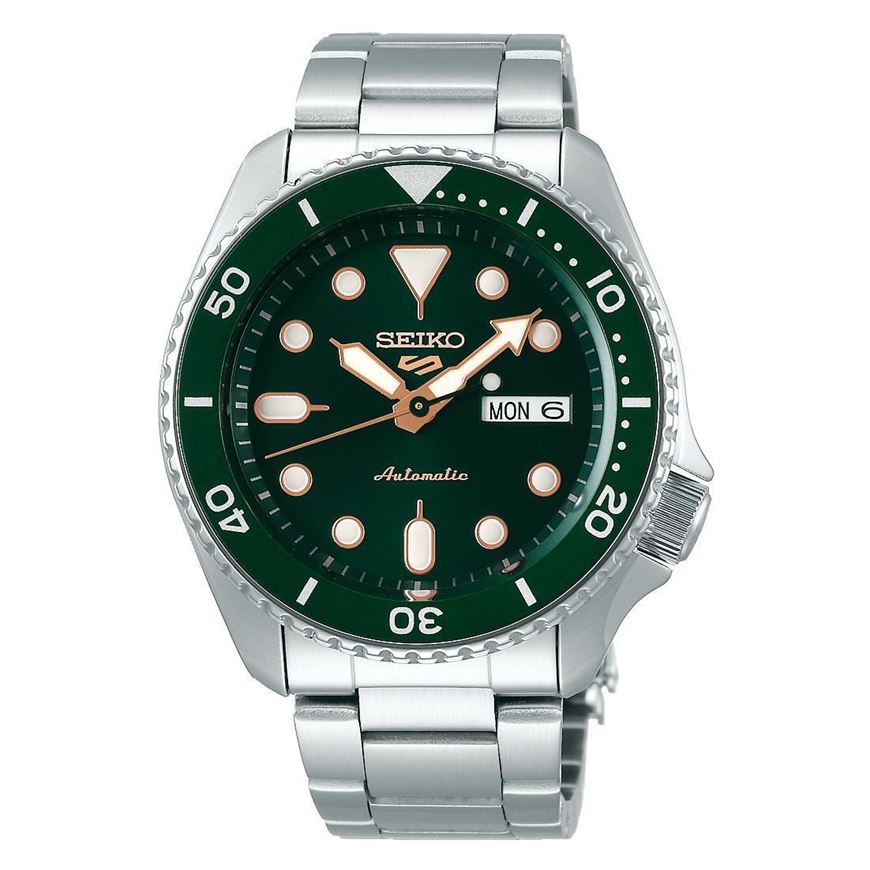 Foto de Reloj Seiko 5 Sports automático verde y rose