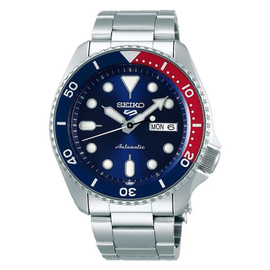 Foto de Reloj Seiko 5 Sports automático azul/rojo