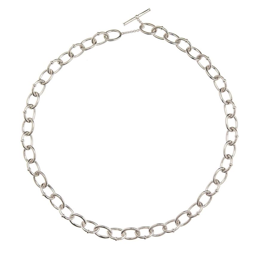 Foto de Collar cadena roló en plata