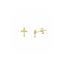 Picture of Pendientes cruces doradas de pinchos