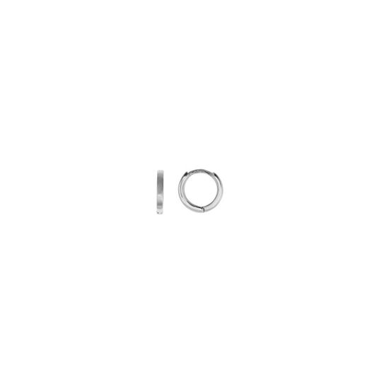 Picture of Pendientes aros planos de plata 