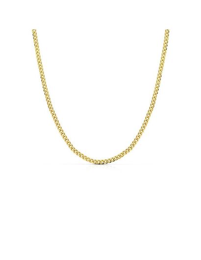 Picture of Cadena barbada de oro amarillo 18kt, eslabón de 25mm
