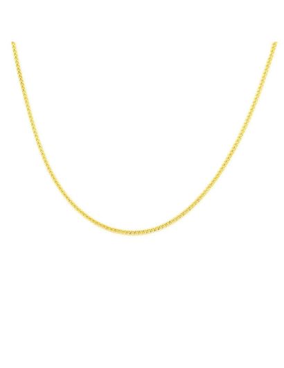 Foto de Cadena barabada de oro amarillo 18kt, grosor 1mm