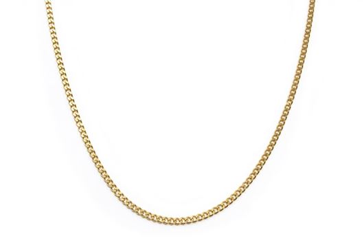 Picture of Cadena cubana en oro amarillo de 18kt