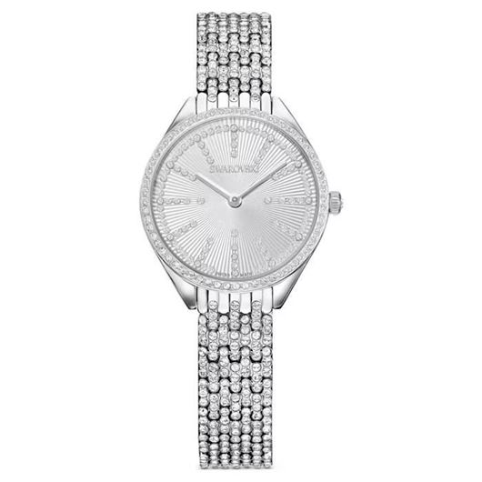 Foto de Reloj Attract con brazalete de metal y tono plateado