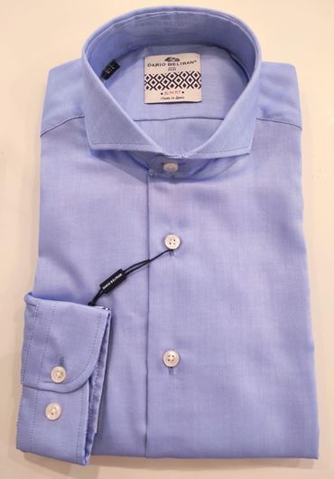 Picture of Camisa vestir azul cuello firenze