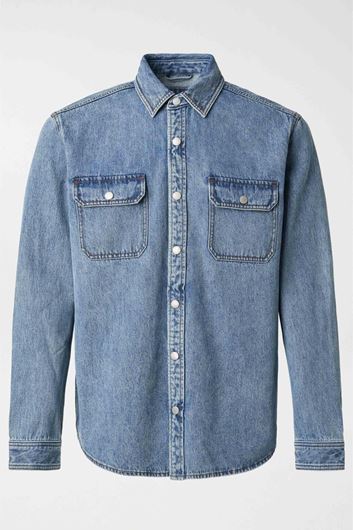 Foto de Sobrecamisa denim lavado regular fit