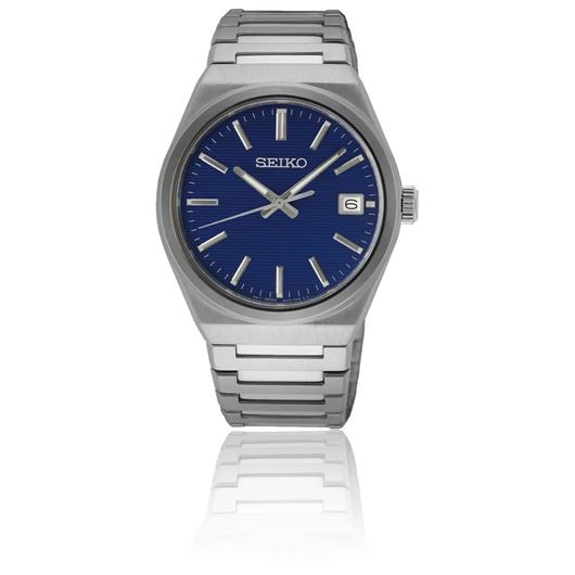 Foto de Reloj Neo Classic en acero y esfera azul cristal zafiro