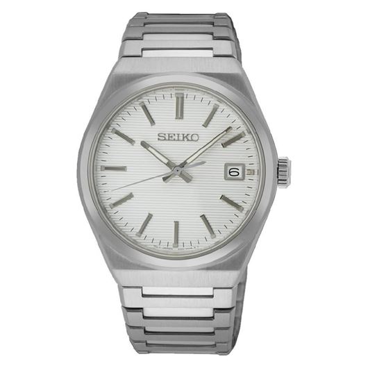 Picture of Reloj Neo Classic en acero y esfera blanca cristal zafiro