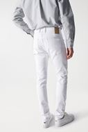 Picture of Pantalón vaquero blanco slim fit