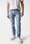 Foto de Pantalón vaquero azul medio slim fit