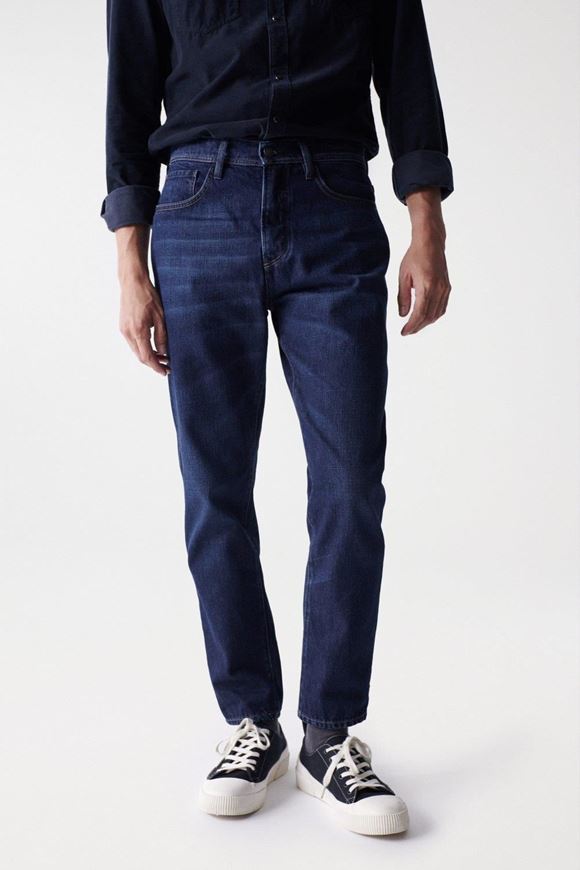 Picture of Pantalón vaquero S-Repel azul oscuro Tapered fit