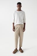 Picture of Jersey de punto fino blanco perlado