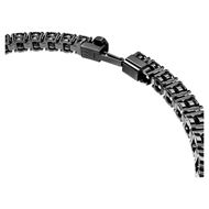 Picture of Pulsera Matrix color negro con baño de rutenio