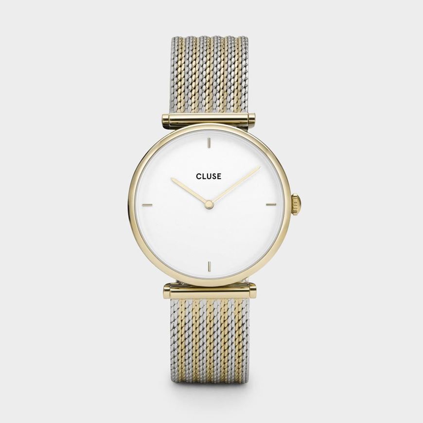 Foto de Reloj de mujer Triomphe Mesh bicolor 