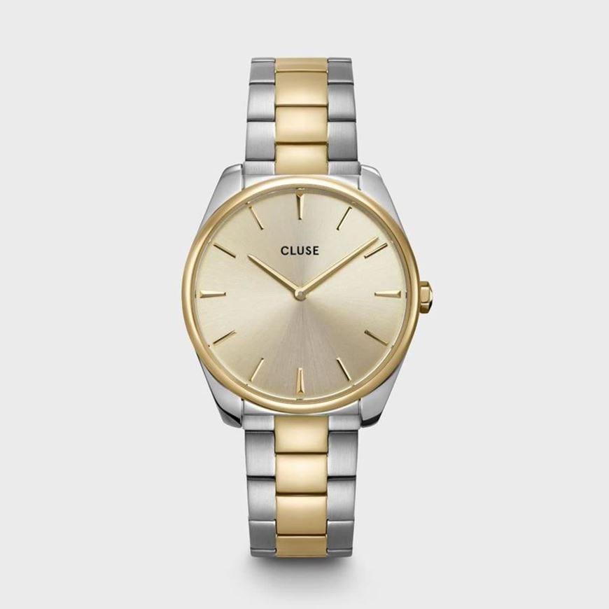 Foto de Reloj de mujer Féroce 3-link bicolor