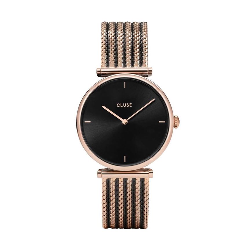 Foto de Reloj de mujer Triomphe Mesh en rosado y negro