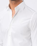 Foto de Camisa extraslim de popelín elástico blanco