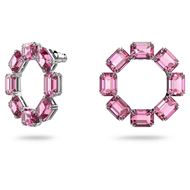 Picture of Pendientes aro Millenia color rosa y baño de rodio