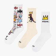 Foto de Pack 3 calcetines Athletic Basquiat blancos