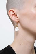 Foto de Pendientes Little Hands Hook  White