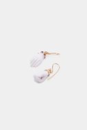 Foto de Pendientes Little Hands Hook  White