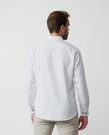 Foto de Camisa sport slim fit en viyela lisa de algodón