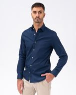 Foto de Camisa extraslim de popelín elástico marino
