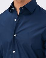 Foto de Camisa extraslim de popelín elástico marino