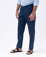 Foto de Pantalón chino sport relaxed fit en lino-lana elástico