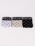 Picture of Pack 3 calzoncillos boxer Icon gris, blanco y azul 