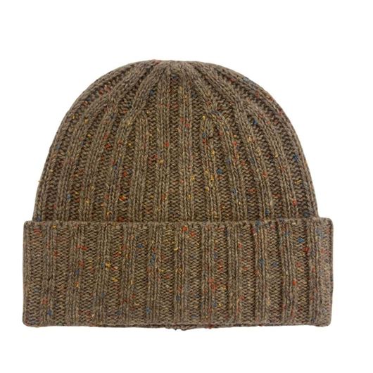 Picture of Gorrito de lana camel jaspeado colores 