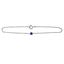 Picture of Pulsera Mahón oro blanco y tanzanita