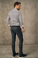 Foto de Pantalón vestir chino negro jaspeado gris
