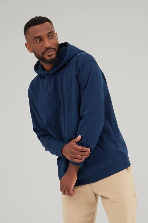 Foto de Sudadera con capucha azul marino