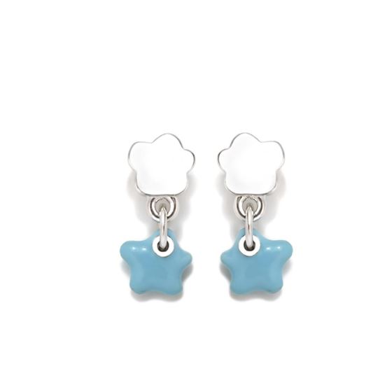 Picture of Pendientes Lulú flor azul