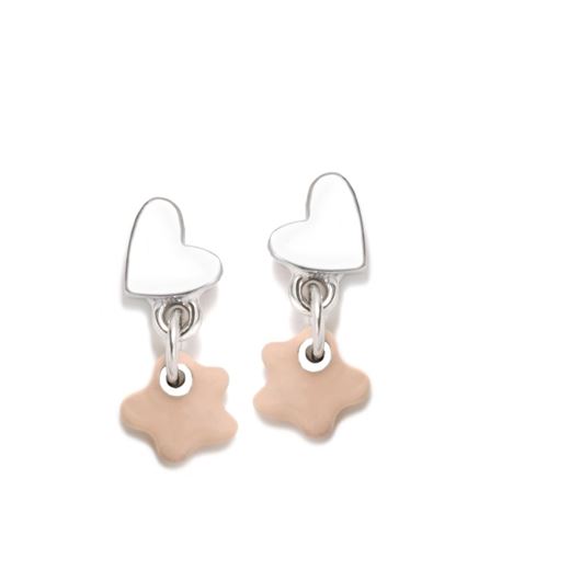 Picture of Pendientes Lulú flor rosa 