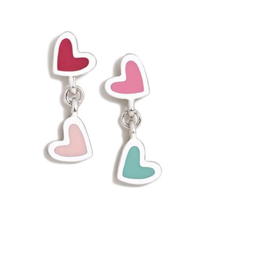 Picture of Pendientes Degradeé corazón multicolor